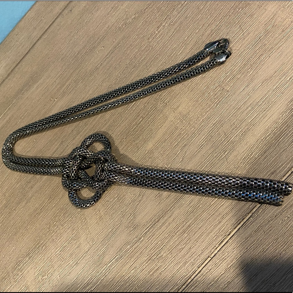 Gunmetal Necklace